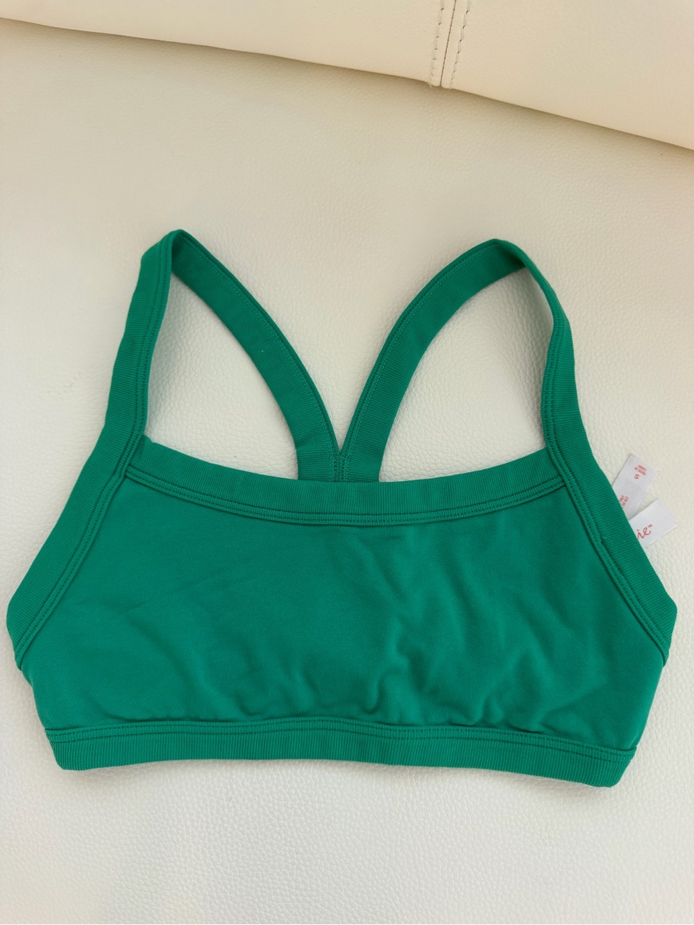 Green Target Women's Sports Bra